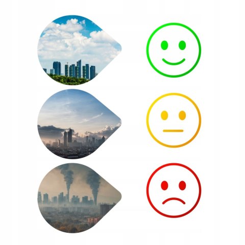 Miernik jakości powietrza Webber UP900 7w1 PM2.5 PM10 HCHO TVOC