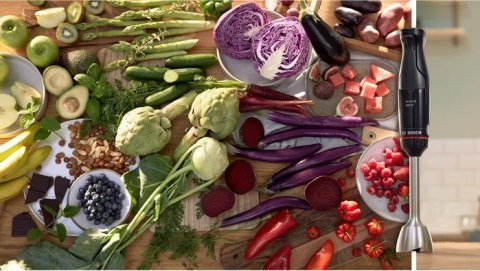 Blender ręczny Bosch MSM4B6V2 Serie 4 ErgoMaster (1000W; czarny)