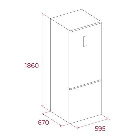 Chłodziarko-zamrażarka TEKA RBF 54650 SS XL