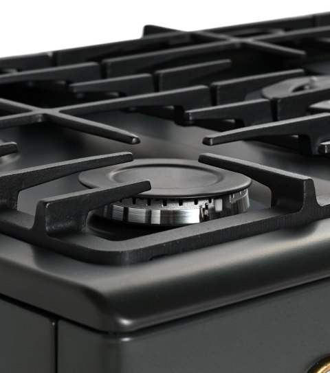 Kuchnia gazowo elektryczna Ravanson Retro KWGE-90AR (czarny)