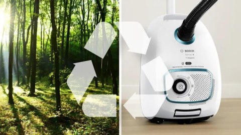 Odkurzacz workowy Bosch Series 4 BGB41HYG1H (600W ; biały)