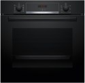 Zestaw piekarnik BOSCH HBA514BB3 + prowadnice teleskopowe BOSCH HEZ538000 + płyta gazowa BOSCH PNH6B6K40