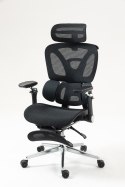 Activejet Fotel biurowy Ergonomiczny YK848 czarny