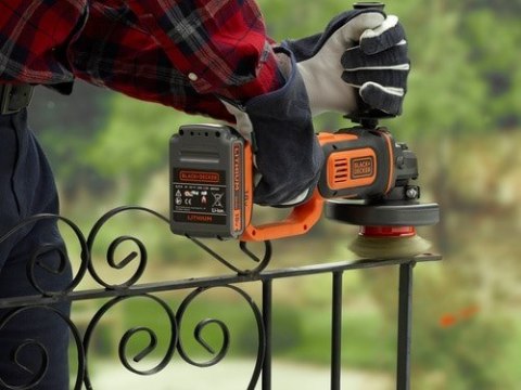 Szlifierka kątowa bez aku 18V BDBCG720N BLACK+DECKER