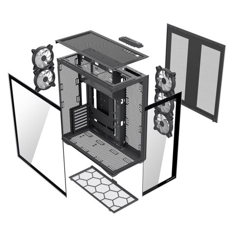 MODECOM OBUDOWA VOLCANO SPACE XL ARGB FULL TOWER 5F CZARNA
