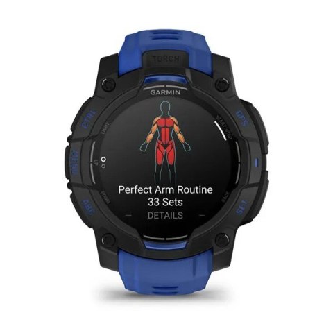 Smartwatch GARMIN Instinct 3 AMOLED 45mm Black/Bolt Blue