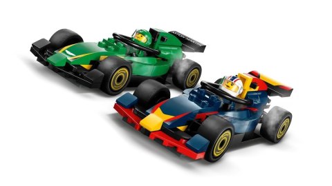 LEGO CITY 60445 F1 Ciężarówka z bolidami RB20 i AMR24 F1