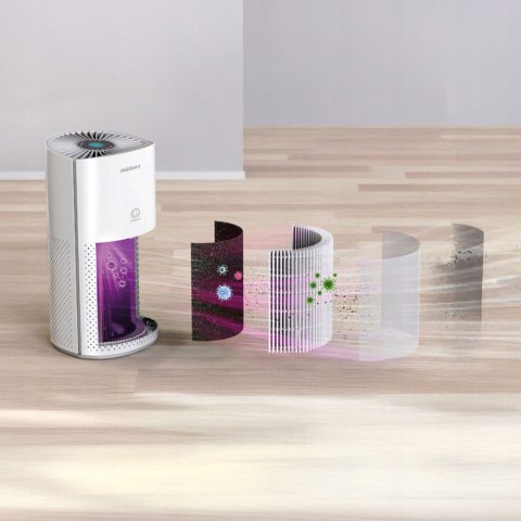 Oczyszczacz powietrza Webber ROSEG AP8550 HEPA H13 UV-C Wi-Fi do 25 m2