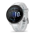 Zegarek sportowy Garmin Forerunner 165 Music AMOLED 43mm Mist Grey Whitestone