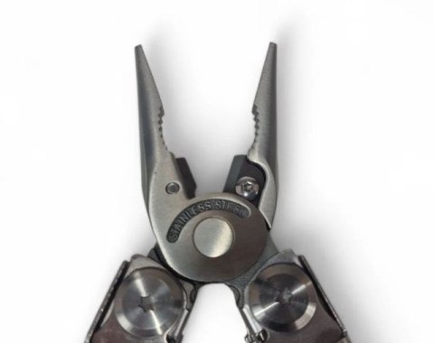 Multitool AZYMUT Giewon FS - Fire Starter - 19 narzędzi - krzesiwo + gwizdek + kabura do pasa (H2038A)