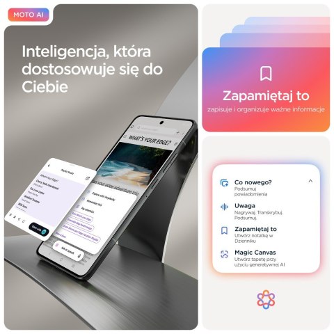 Smartfon Motorola Edge 70 12/512GB Pantone Gadget Grey