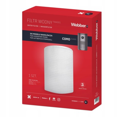 Webber COMO EH4001 nawilżacz ewaporacyjny 5L WiFi UV-C jonizacja