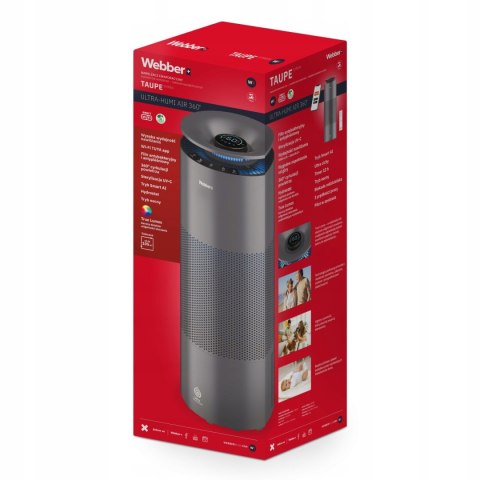 Webber EH9004 TAUPE nawilżacz ewaporacyjny 8L WiFi UV-C