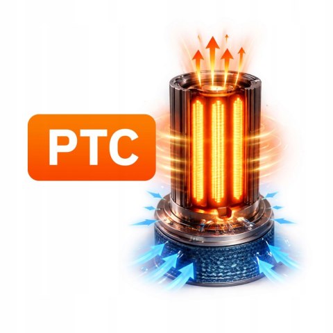 Webber ETNA TH2200B grzejnik ceramiczny 2200W z nawilżaczem