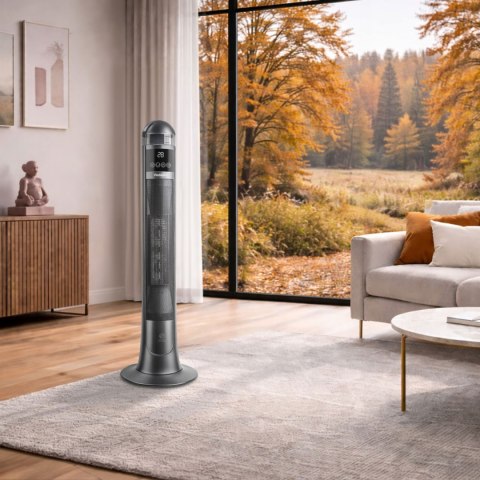 Webber ETNA TH2200G grzejnik ceramiczny 2200W z nawilżaczem grafit