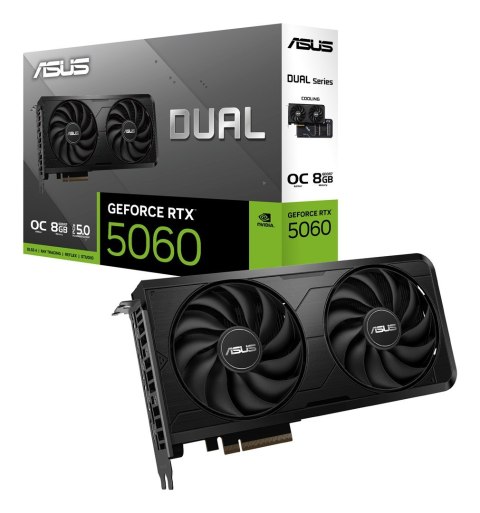 Karta graf. ASUS DUAL RTX 5060 EVO OC 8GB - BULK
