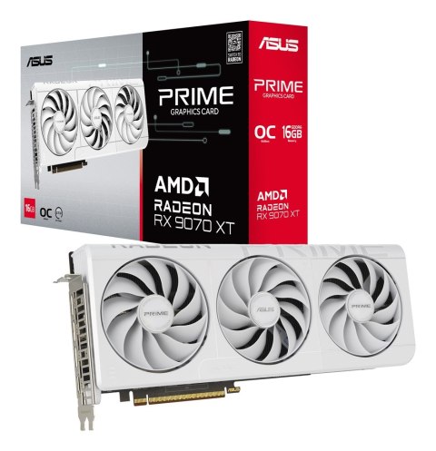 Karta graf. ASUS PRIME RX9070XT O16G WHITE