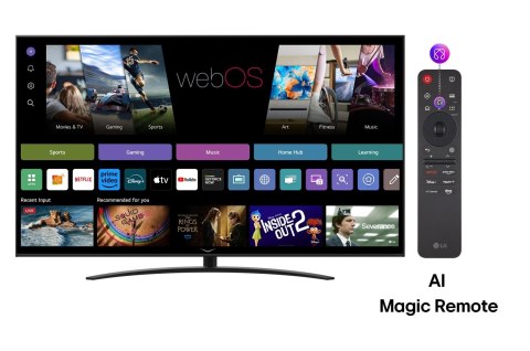 Telewizor LG NanoCell 86NANO81A3A 86'' 4K Ultra HD WebOS Dolby Digital DVB-T2 Czarny