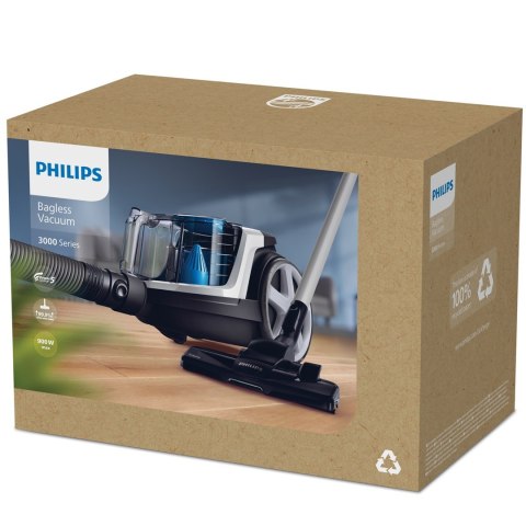 Odkurzacz bezworkowy Philips PowerPro Compact FC9332/09 (650W; kolor czarny)