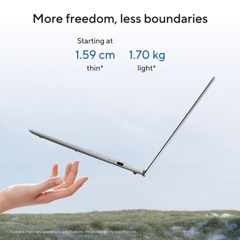 ASUS Vivobook S16 S3607VA-RP097W Core 5 210H 16.0"WUXGA IPS-level Panel 144Hz 300nits AG 16GB DDR5 SSD512 Intel UHD Graphics WLA