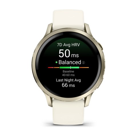 Zegarek Garmin Venu 4, 41mm AMOLED Bone