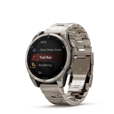 Zegarek sportowy Garmin Fenix 8 Amoled 47mm Sapphire Stainless Steel Bracelet