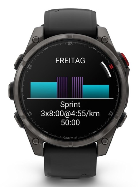 Zegarek sportowy Garmin Fenix 8 PRO AMOLED 47mm Sapphire Titanium