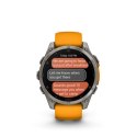 Zegarek sportowy Garmin Fenix 8 Sapphire Titan AMOLED 47mm Grafitowy