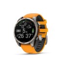Zegarek sportowy Garmin Fenix 8 Sapphire Titan AMOLED 47mm Grafitowy