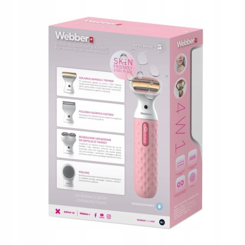 Golarka damska i trymer 4w1 Webber LG400