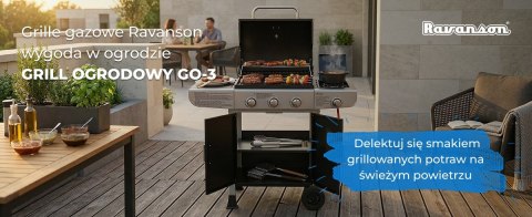 Grill gazowy Ravanson GO-3 10,6kW