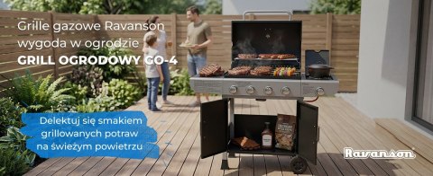 Grill gazowy Ravanson GO-4 13,3 kW