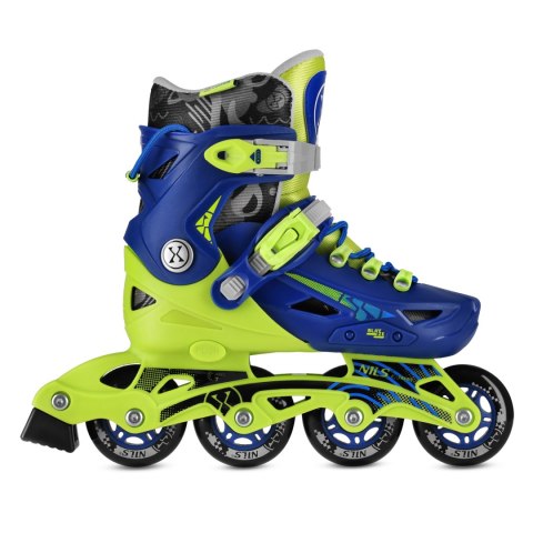 NA1055 ŁYŻWOROLKI BLAZE GRANATOWE ROZM. M(35-38) NILS EXTREME