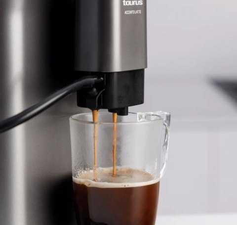 Ekspres ciśnieniowy Taurus Accento Latte; 20 bar White Coffee