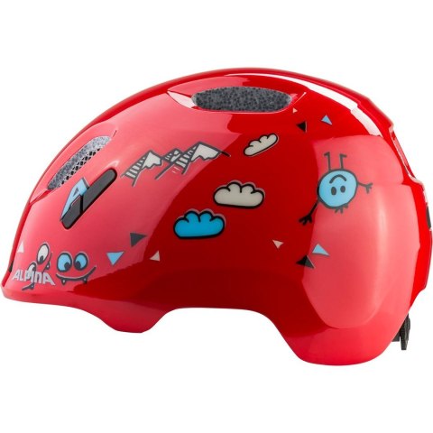 Kask rowerowy ALPINA XIMO 2 RED SMILE GLOSS 49-54