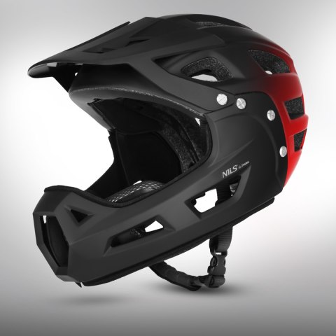 Mtw101 Kask Czerwony Full Face L(58-61Cm) Nils Extreme