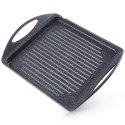 Płyta grillowa granitowa patelnia do grillowania smażenia prostokątna GRANDE 34x26,5 cm