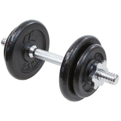 Hantla żeliwna 10kg walizka Enero Fit zestaw 7 elementów