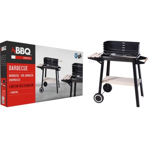 GRILL OGRODOWY WÓZEK 54X34X65CM