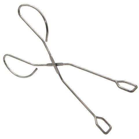 SZCZYPCE DO GRILLA DŁ. 27CM SREBRNE