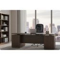 Fotel gabinetowy Sofotel 355 czarny skórzany ergonomiczny TILT