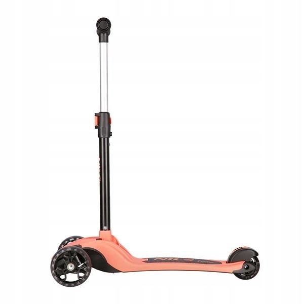 Hulajnoga NILS FUN HLB122 LED PINK – Trójkołowa hulajnoga dla dzieci Rodzaj dziecięce