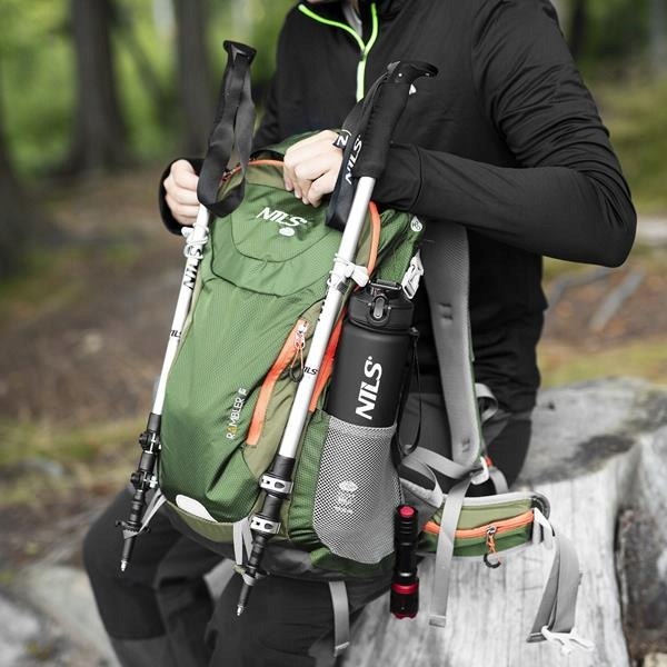 Kije Trekkingowe Aerodynamiczne NILS TK8602 – Lekkie Wytrzymałe dla Każdego Długość całkowita 135 cm